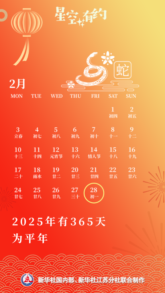 揭秘时间之谜，揭秘为什么乙巳蛇年（2025年）比往年少出现19天的原因