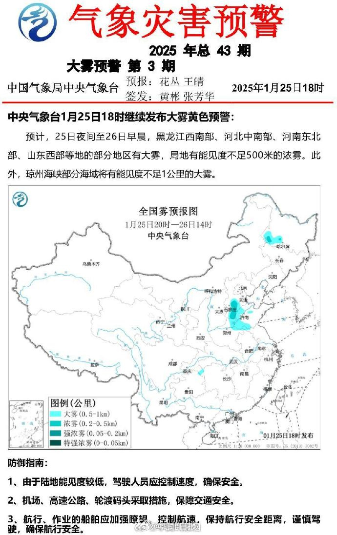 应对极端天气挑战，寒潮、暴雪、大雾黄色预警频发如何应对